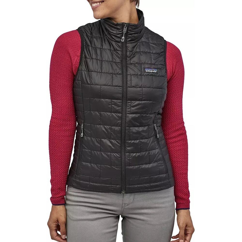 Patagonia Black Nano Puff Insulated Vest Gorpcore Outdoor Layering Size Small